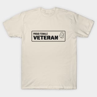 Female Veteran / Military / USA / Vet T-Shirt